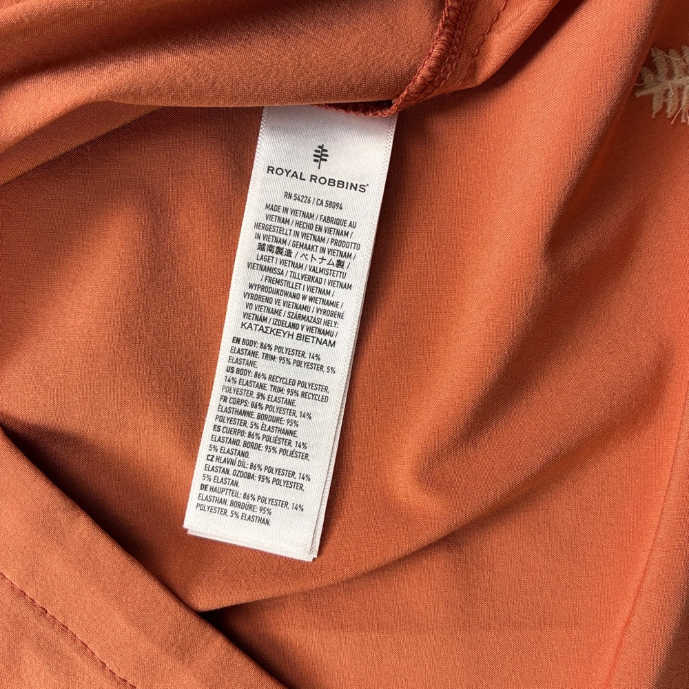 Royal Robbins Spotless Evolution Dress - Short Sleeve Outdoor Wicking Hiking - Picture 10 of 14